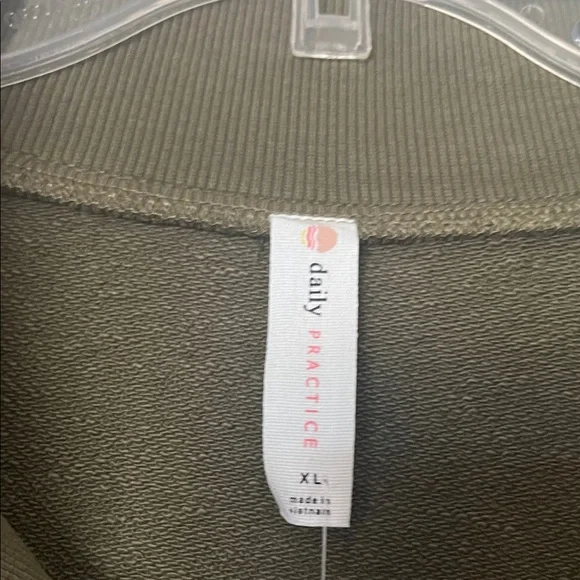 Olive Green Sleeveless Dress - Picture 3 of 6